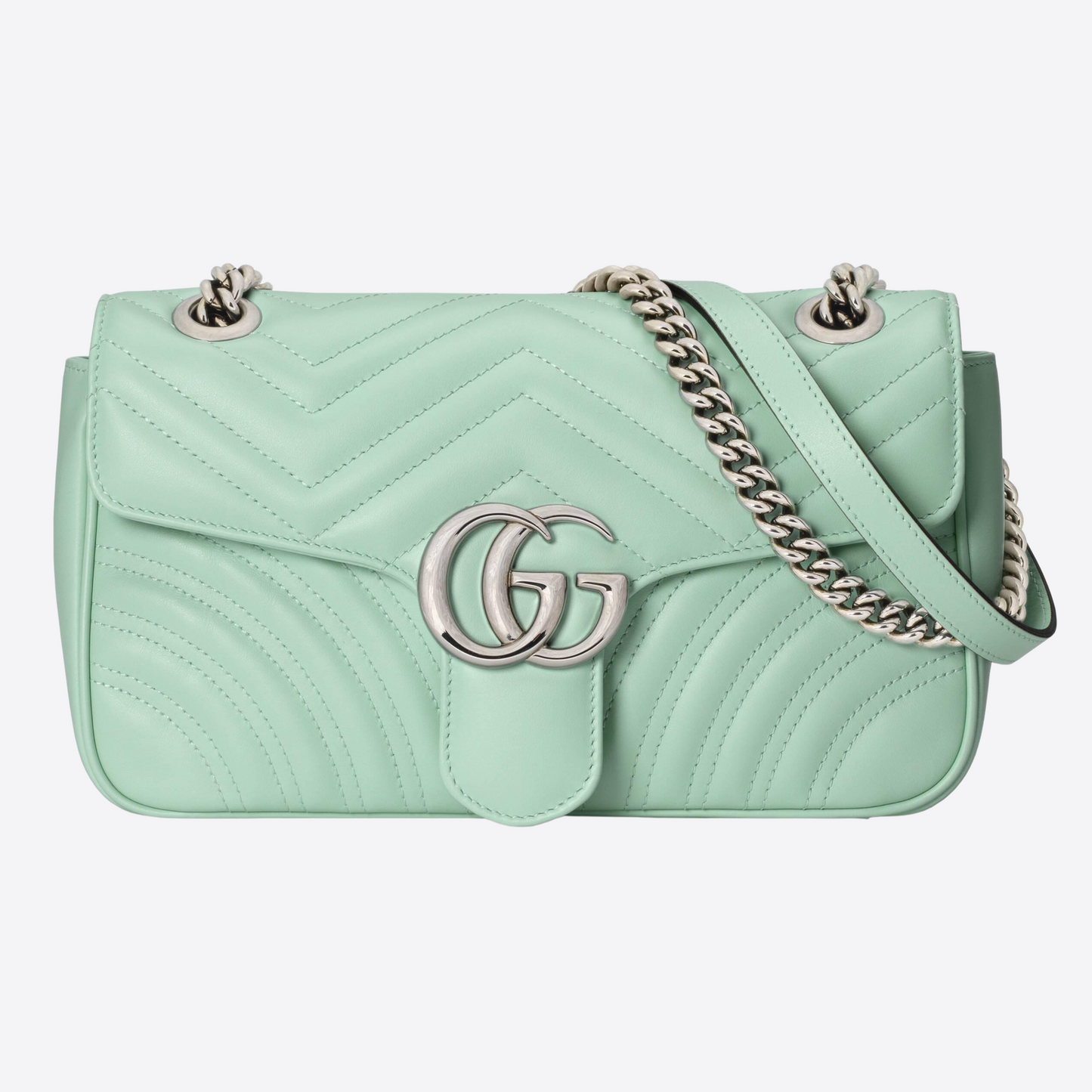 Gucci GG Marmont Shoulder Bag in Water Green